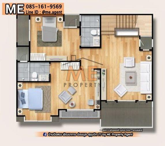 รูป ขายบ้านเดี่ยวหลังใหญ่ 3 ชั้น The Plant Elite พัฒนาการ 38 บ้านใหม่ ไม่เคยอยู่ ถูกสุดในโครงการ ใกล้ทองหล่อ - เอกมัย- สุขุมวิท โทร 085-161-9569 (BT19-52) - รูปที่ 28/29