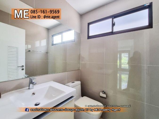 รูป ขายบ้านเดี่ยวหลังใหญ่ 3 ชั้น The Plant Elite พัฒนาการ 38 บ้านใหม่ ไม่เคยอยู่ ถูกสุดในโครงการ ใกล้ทองหล่อ - เอกมัย- สุขุมวิท โทร 085-161-9569 (BT19-52) - รูปที่ 9/29