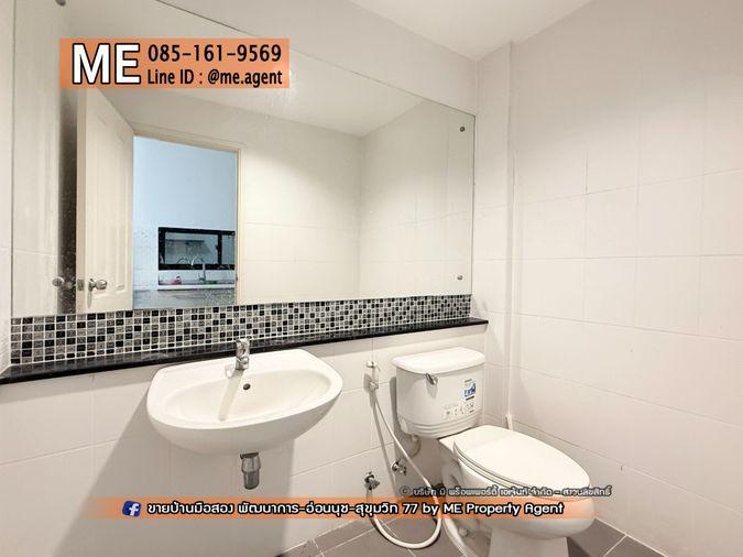 รูป ขาย ทาวน์โฮม 3 ชั้น ไทม์โฮม อ่อนนุช 40 รีโนเวทใหม่ ติดถนนเมน หมู่บ้านสงบ ส่วนกลางดี เพียง 700 เมตร จากถนนอ่อนนุช โทร 064-9549619 (TE22-21) - รูปที่ 18/24