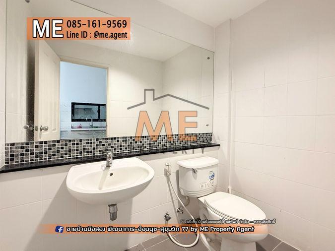รูป ขาย ทาวน์โฮม 3 ชั้น ไทม์โฮม อ่อนนุช 40 รีโนเวทใหม่ ติดถนนเมน หมู่บ้านสงบ ส่วนกลางดี เพียง 700 เมตร จากถนนอ่อนนุช โทร 064-9549619 (TE22-21) - รูปที่ 18/24