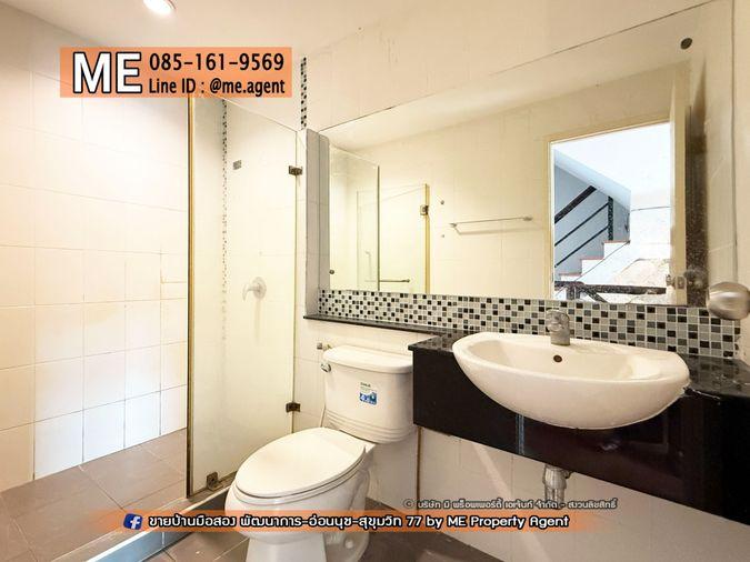 รูป ขาย ทาวน์โฮม 3 ชั้น ไทม์โฮม อ่อนนุช 40 รีโนเวทใหม่ ติดถนนเมน หมู่บ้านสงบ ส่วนกลางดี เพียง 700 เมตร จากถนนอ่อนนุช โทร 064-9549619 (TE22-21) - รูปที่ 19/24