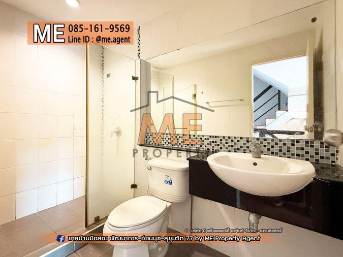 รูป ขาย ทาวน์โฮม 3 ชั้น ไทม์โฮม อ่อนนุช 40 รีโนเวทใหม่ ติดถนนเมน หมู่บ้านสงบ ส่วนกลางดี เพียง 700 เมตร จากถนนอ่อนนุช โทร 064-9549619 (TE22-21) - รูปที่ 19/24