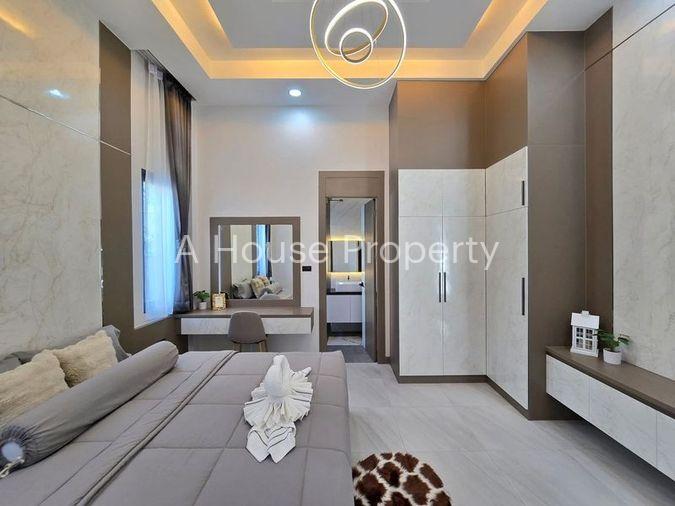 รูป ขายบ้านพลูวิลล่าใหม่เอี่ยม ใกล้อ่างเก็บน้ำมาบประชัน ราคาดี ทำเลสุดปัง - รูปที่ 10/16