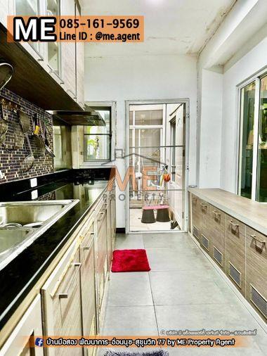 รูป ขายบ้านเดี่ยว เดอะ แพลนท์ พัฒนาการ 38 เฟอร์นิเจอร์ Built - in พร้อมแอร์ทุกห้อง ใกล้ทองหล่อ เพียง 15 นาที โทร 085-161-9569 (BF22-69) - รูปที่ 6/20