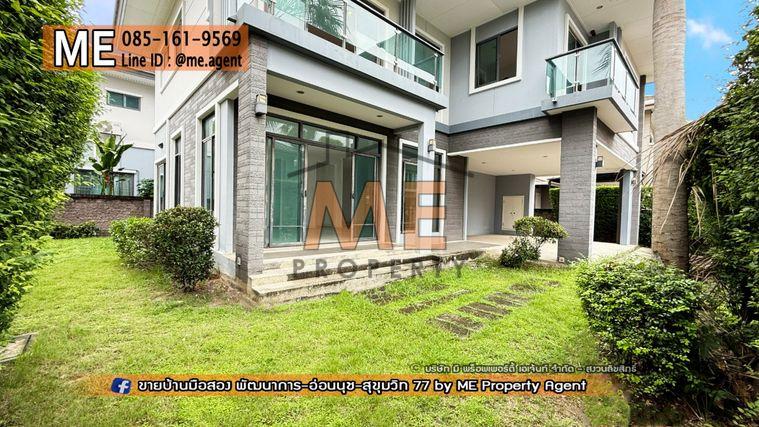 picture 𝐍𝐄𝐖! 𝐅𝐨𝐫 𝐒𝐚𝐥𝐞 Single House THE PALM Patthanakarn 38, new project, peaceful, prime location, On Nut - Sukhumvit, call 085-161-9569 (BI11-83) - 4/25