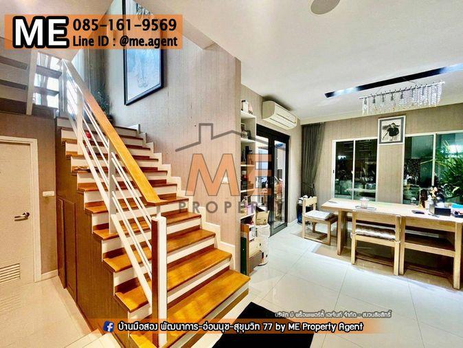 รูป ขายบ้านเดี่ยว เดอะ แพลนท์ พัฒนาการ 38 เฟอร์นิเจอร์ Built - in พร้อมแอร์ทุกห้อง ใกล้ทองหล่อ เพียง 15 นาที โทร 085-161-9569 (BF22-69) - รูปที่ 7/20