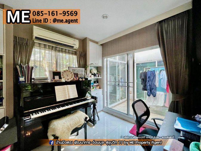 รูป ขายบ้านเดี่ยว เดอะ แพลนท์ พัฒนาการ 38 เฟอร์นิเจอร์ Built - in พร้อมแอร์ทุกห้อง ใกล้ทองหล่อ เพียง 15 นาที โทร 085-161-9569 (BF22-69) - รูปที่ 5/20