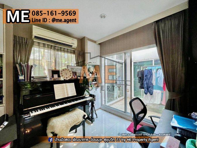 รูป ขายบ้านเดี่ยว เดอะ แพลนท์ พัฒนาการ 38 เฟอร์นิเจอร์ Built - in พร้อมแอร์ทุกห้อง ใกล้ทองหล่อ เพียง 15 นาที โทร 085-161-9569 (BF22-69) - รูปที่ 5/20