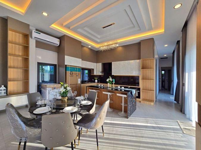 รูป ขายบ้านพลูวิลล่าใหม่เอี่ยม ใกล้อ่างเก็บน้ำมาบประชัน ราคาดี ทำเลสุดปัง  - รูปที่ 9/16