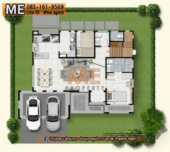 รูป ขาย / For Sale The Plant Elite พัฒนาการ 38 บ้านเดี่ยว 3 ชั้น ใกล้ Airport link สถานีหัวหมาก โทร 085-161-9569 (BT18-51) - รูปที่ 26/28