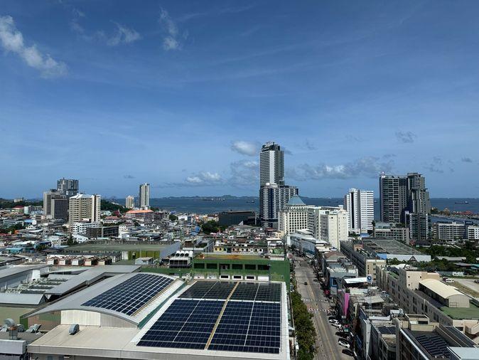 รูป Keen condo ตอบโจทย์ทั้งทำงานและพักผ่อน Prime Location  : Keen condo : 2Bed 2 Bath 63 ตรม ชั้น 17 (วิวทะเล) : ตรงข้ามโรบินสัน  - รูปที่ 7/16