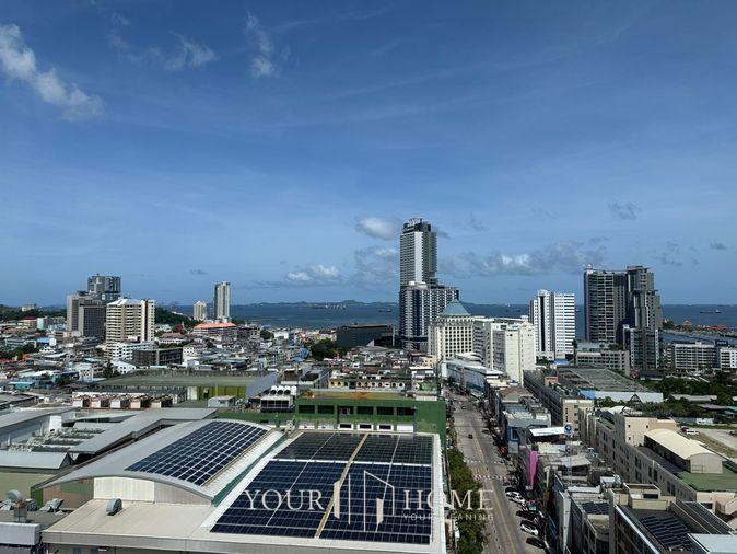 รูป Keen condo ตอบโจทย์ทั้งทำงานและพักผ่อน Prime Location : Keen condo : 2Bed 2 Bath 63 ตรม ชั้น 17 (วิวทะเล) : ตรงข้ามโรบินสัน - รูปที่ 7/16