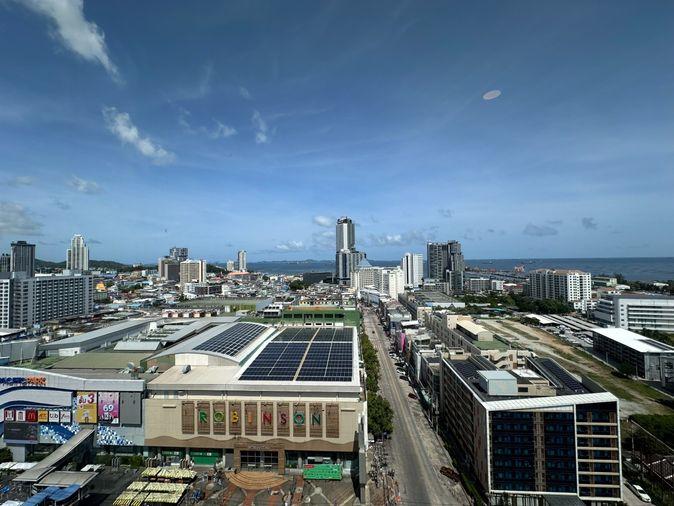 รูป Keen condo ตอบโจทย์ทั้งทำงานและพักผ่อน Prime Location  : Keen condo : 2Bed 2 Bath 63 ตรม ชั้น 17 (วิวทะเล) : ตรงข้ามโรบินสัน  - รูปที่ 6/16