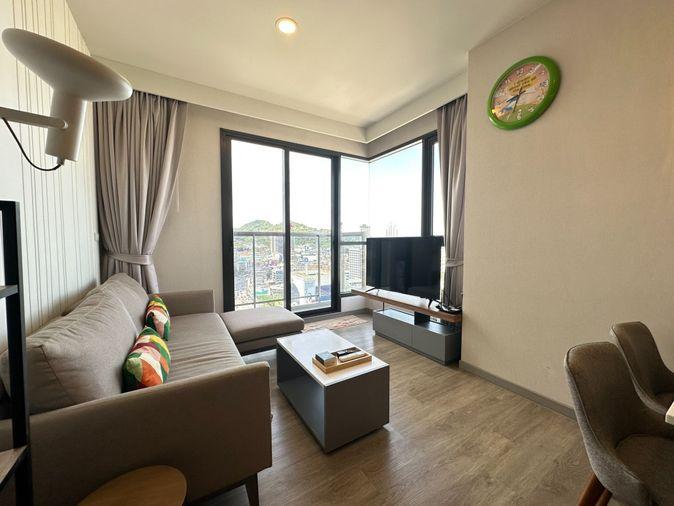 รูป Keen condo ตอบโจทย์ทั้งทำงานและพักผ่อน Prime Location  : Keen condo : 2Bed 2 Bath 63 ตรม ชั้น 17 (วิวทะเล) : ตรงข้ามโรบินสัน  - รูปที่ 4/16