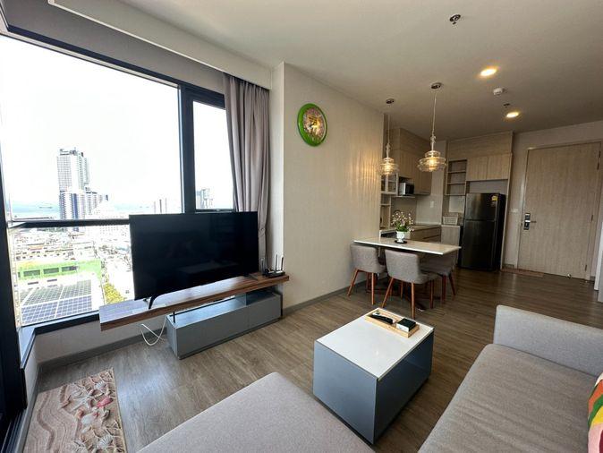 รูป Keen condo ตอบโจทย์ทั้งทำงานและพักผ่อน Prime Location  : Keen condo : 2Bed 2 Bath 63 ตรม ชั้น 17 (วิวทะเล) : ตรงข้ามโรบินสัน  - รูปที่ 5/16