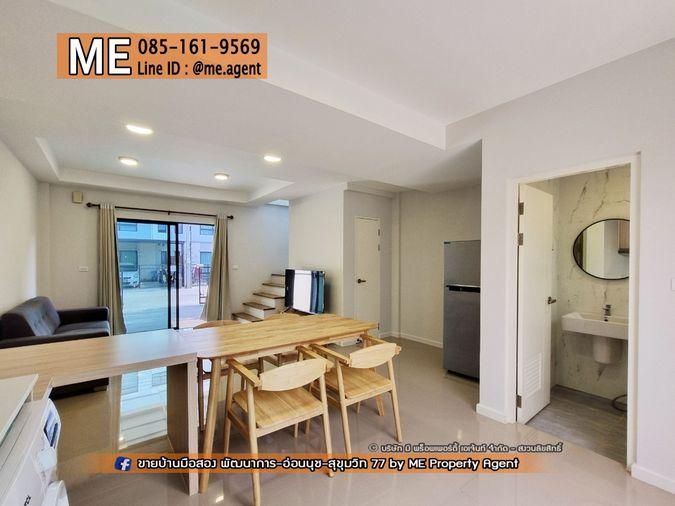 รูป ให้เช่า ทาวน์โฮม 3 ชั้น Q Prime สุขุมวิท 77 บ้านสวยพร้อมอยู่ ใกล้รถไฟฟ้า BTS อ่อนนุช  และ ใกล้ MRT ศรีนุช โทร 064-954-9619 (RTS11-18) - รูปที่ 7/26