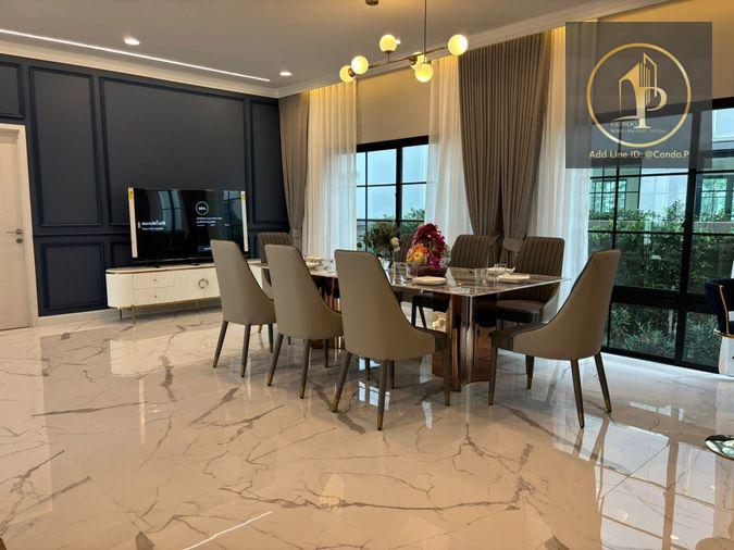 รูป 🏡 ให้เช่าบ้านเดี่ยวหรู โครงการเศรษฐสิริ บางนา - สุวรรณภูมิ ✔️5 ห้องนอน 6 ห้องน้ำ 🔐𝗖𝗼𝗱𝗲 : #OL2304_101 - รูปที่ 3/10