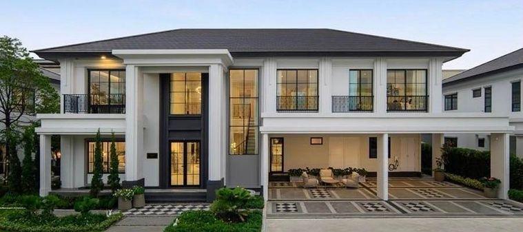 รูป 🏡 ให้เช่าบ้านเดี่ยวหรู โครงการเศรษฐสิริ บางนา - สุวรรณภูมิ ✔️5 ห้องนอน 6 ห้องน้ำ 🔐𝗖𝗼𝗱𝗲  : #OL2304_101 - รูปที่ 1/10