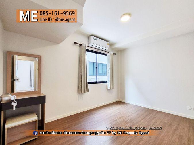 รูป ให้เช่า ทาวน์โฮม 3 ชั้น Q Prime สุขุมวิท 77 บ้านสวยพร้อมอยู่ ใกล้รถไฟฟ้า BTS อ่อนนุช  และ ใกล้ MRT ศรีนุช โทร 064-954-9619 (RTS11-18) - รูปที่ 13/26