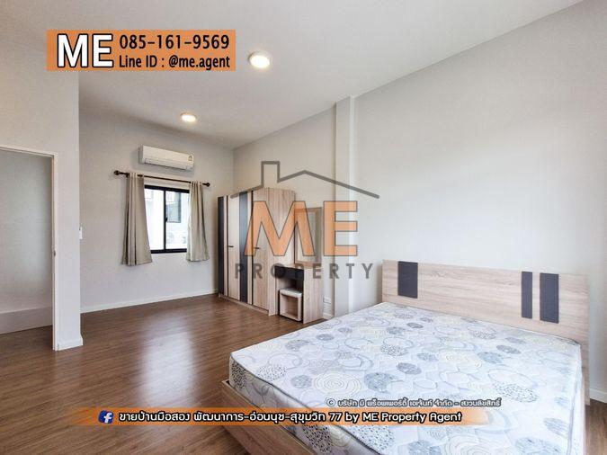 รูป ให้เช่า ทาวน์โฮม 3 ชั้น Q Prime สุขุมวิท 77 บ้านสวยพร้อมอยู่ ใกล้รถไฟฟ้า BTS อ่อนนุช และ ใกล้ MRT ศรีนุช โทร 064-954-9619 (RTS11-18) - รูปที่ 16/26
