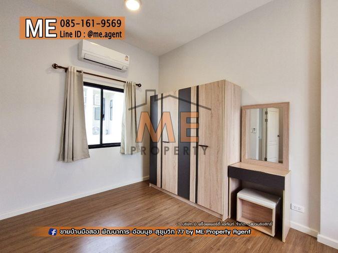 รูป ให้เช่า ทาวน์โฮม 3 ชั้น Q Prime สุขุมวิท 77 บ้านสวยพร้อมอยู่ ใกล้รถไฟฟ้า BTS อ่อนนุช และ ใกล้ MRT ศรีนุช โทร 064-954-9619 (RTS11-18) - รูปที่ 17/26