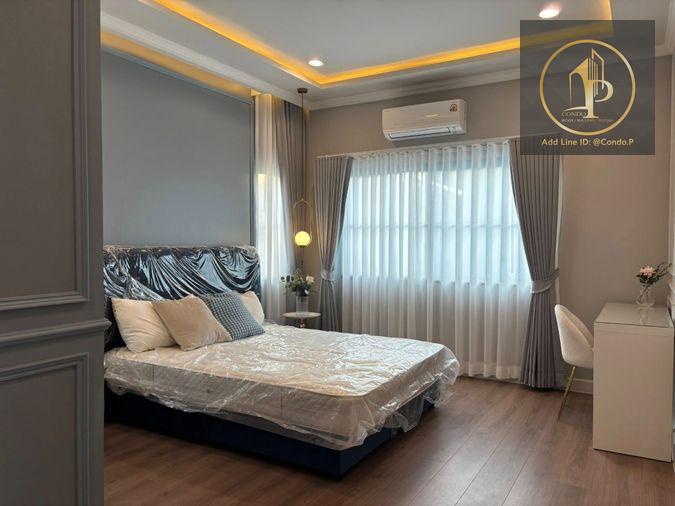 รูป 🏡 ให้เช่าบ้านเดี่ยวหรู โครงการเศรษฐสิริ บางนา - สุวรรณภูมิ ✔️5 ห้องนอน 6 ห้องน้ำ 🔐𝗖𝗼𝗱𝗲 : #OL2304_101 - รูปที่ 8/10