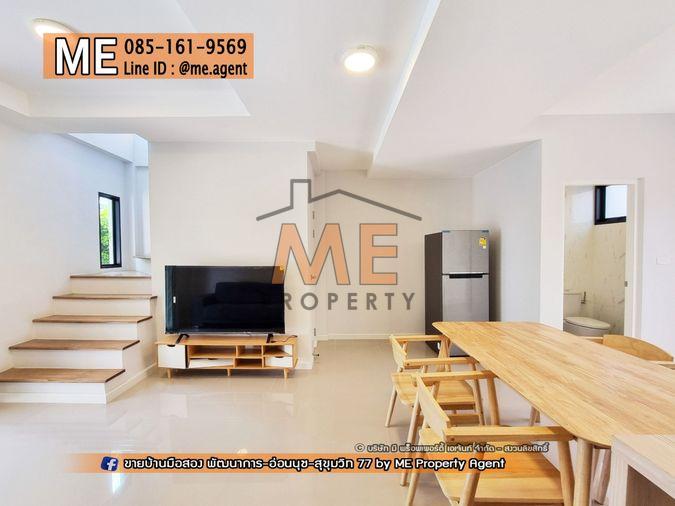 รูป ให้เช่า ทาวน์โฮม 3 ชั้น Q Prime สุขุมวิท 77 บ้านสวยพร้อมอยู่ ใกล้รถไฟฟ้า BTS อ่อนนุช และ ใกล้ MRT ศรีนุช โทร 064-954-9619 (RTS11-18) - รูปที่ 23/26