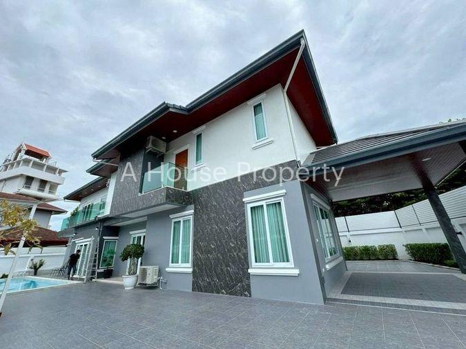 รูป ให้เช่าบ้านเดี่ยวพัทยา ตกแต่งสไตล์โมเดิร์น ทำเลดี ใกล้อ่างเก็บน้ำมาบประชัน - รูปที่ 1/16