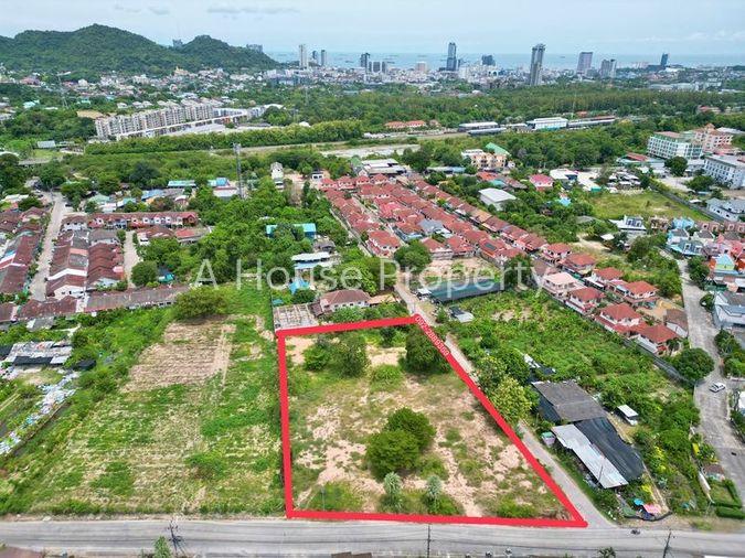 รูป ขายที่ดินแปลงสวย ศรีราชา แหล่งชุมชน ตรงข้ามหมู่บ้านมณีรินเพลส - รูปที่ 1/11