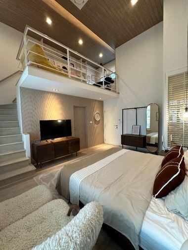 รูป ทาวน์เฮ้าส์ให้เช่า ✨ Indy 2 Bangna-Ramkhamhaeng 2 ✨ 2 ห้องนอน 3 ห้องน้ำ เฟอร์นิเจอร์ และ เครื่องใช้ไฟฟ้าครบ  - รูปที่ 10/21