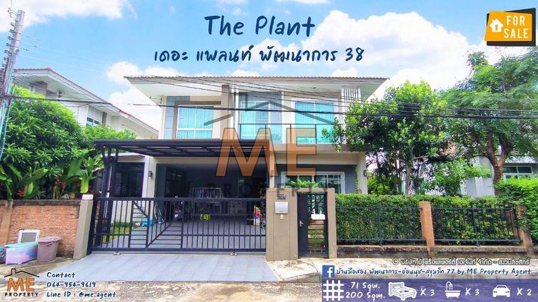 รูป ขายบ้านเดี่ยว The Plant พัฒนาการ 38 พร้อมเฟอร์นิเจอร์ ใกล้เอกมัย ทองหล่อ สุขุมวิท โทร 064-954-9619 (BF16-71 - รูปที่ 1/19