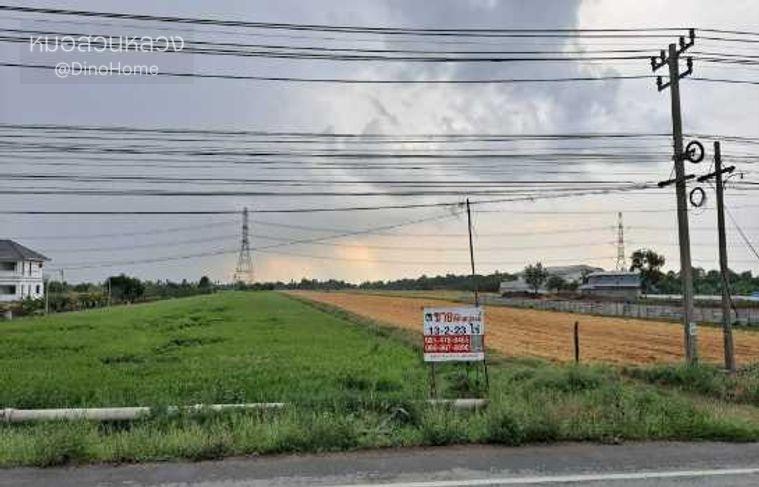 รูป ขาย ที่ดิน ไทรน้อย 13 ไร่ 2 งาน 23 ตรว ใกล้โรงงานเบียร์ไฮเนเก้น ราคาต่ำกว่าตลาด เหมาะสำหรับลงทุน - รูปที่ 3/9