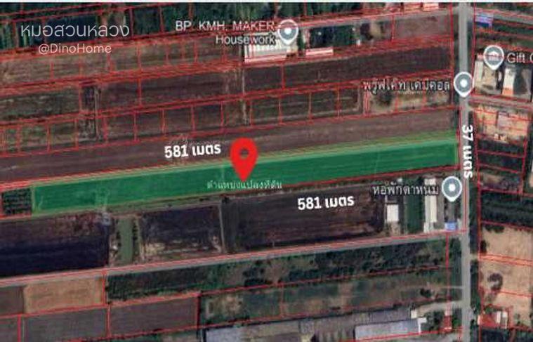รูป ขาย ที่ดิน ไทรน้อย 13 ไร่ 2 งาน 23 ตรว ใกล้โรงงานเบียร์ไฮเนเก้น ราคาต่ำกว่าตลาด เหมาะสำหรับลงทุน - รูปที่ 8/9