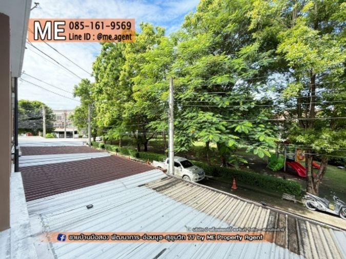 รูป ขาย ทาวน์โฮม 3 ชั้น วิลเลต ซิตี้ พัฒนาการ 38 แปลนใหญ่สุด วิวสวน ใกล้สุขุมวิท รถไฟฟ้าและทางด่วน โทร 064-954-9619 (TC52-22) - รูปที่ 17/34