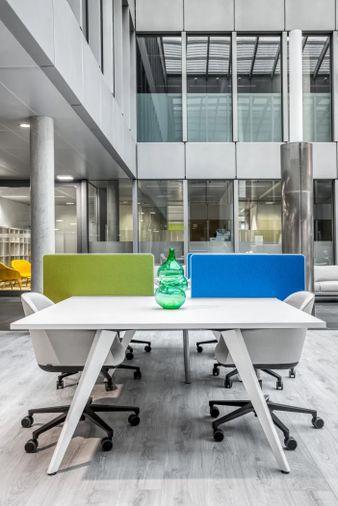 picture Fully furnished office space for rent  featuring modern-style decor and fully equipped with essential office furniture for immediate use. - 24/29