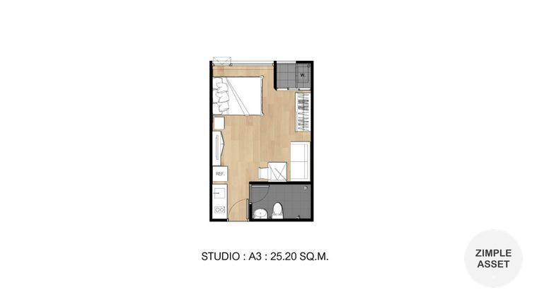 รูป ✨คอนโด ห้อง Studio ให้เช่า พร้อมอยู่ โครงการ เฟล็กซี่ สาทร - เจริญนคร เฟส 2 ห้องใหม่ ทำเลดี ตกแต่งครบ ใกล้ BTS กรุงธนบุรี - รูปที่ 12/24