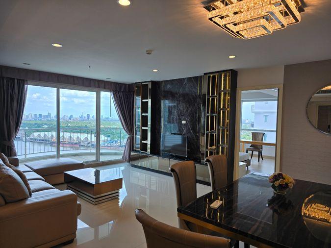 รูป  ให้เช่าคอนโดวิวแม่น้ำ 3 ห้องนอน Supalai Riva Grande Rama3 MRG5882 - รูปที่ 2/10