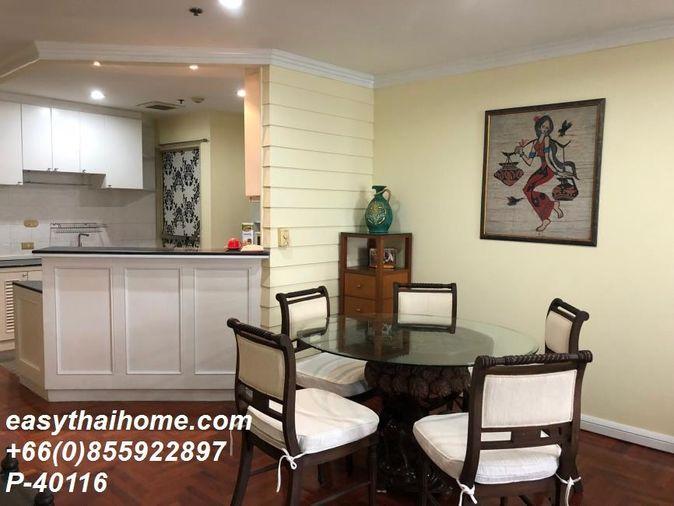 picture P-40116 — For Rent: Salintara Condo 7th Floor 2 Beds 3 Baths Beautiful River View Near MaxValu Rama 3. 085-592-2897 Line: @easythaihome - 2/8