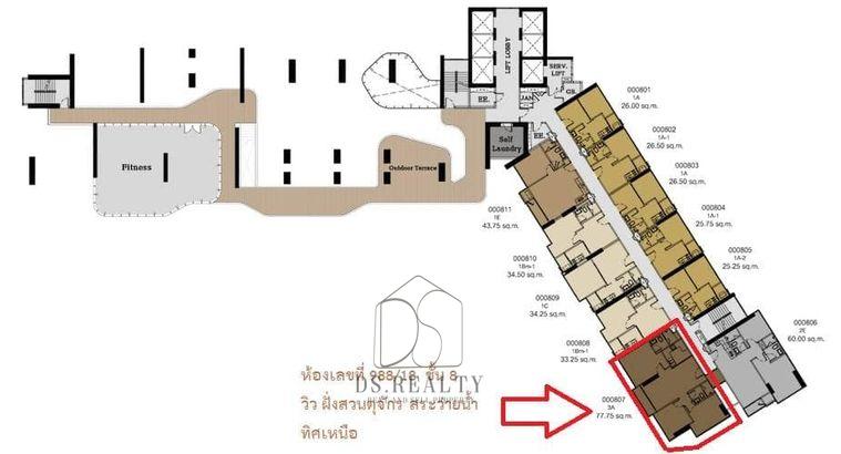 picture For rent The Line Jatujak Ready to move in (DSL1632) - 7/12