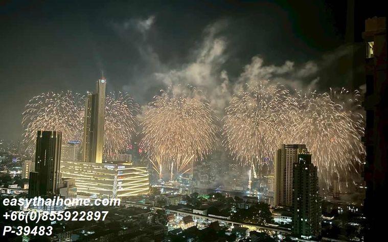 รูป P-39483 วิวสวยตระการตา! วิลล่า สาทร 1 ห้องนอน ใกล้ BTS กรุงธนบุรี ใจกลางสาทร 23,000 บาท : เขตคลองสาน | Line Id @easythaihome | 085-592-2897 - รูปที่ 4/5