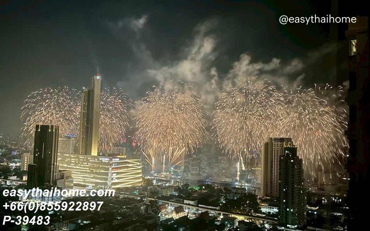 รูป P-39483 วิวสวยตระการตา! วิลล่า สาทร 1 ห้องนอน ใกล้ BTS กรุงธนบุรี ใจกลางสาทร 23,000 บาท : เขตคลองสาน | Line Id @easythaihome | 085-592-2897 - รูปที่ 4/5