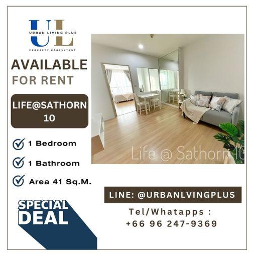 รูป ( UL2508194 ) Tel/Line 096-2479369 , ให้เช่า ไลฟ์ แอท สาทร 10 , 1 ห้องนอน, 1 ห้องน้ำ, 41 ตร.ม. ห้องใหม่,  ราคาพิเศษ!! - รูปที่ 1/7