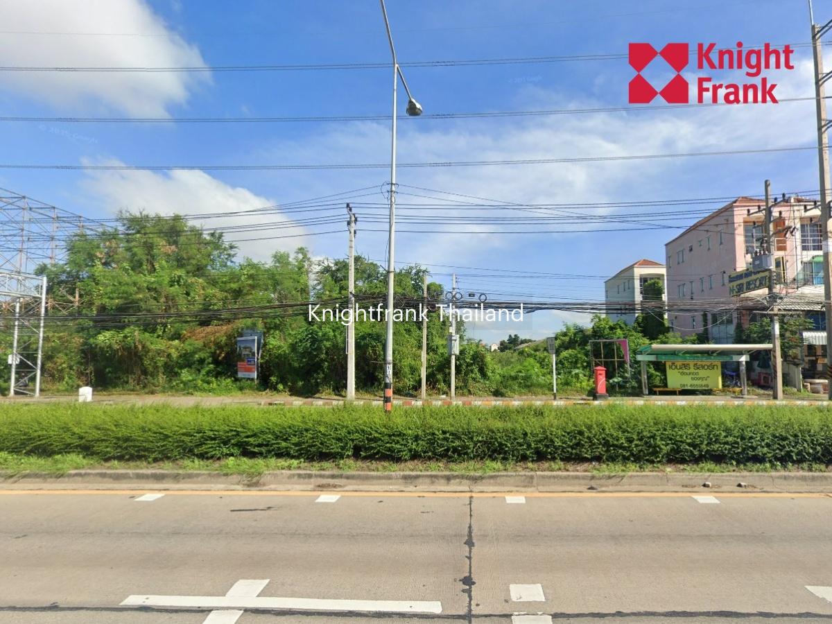 รูป ขายที่ดิน 14-1-3 ไร่ ติดถนนลำลูกกา (คลอง 4) ใกล้ Big C คลอง4 ปทุมธานี - รูปที่ 1/4