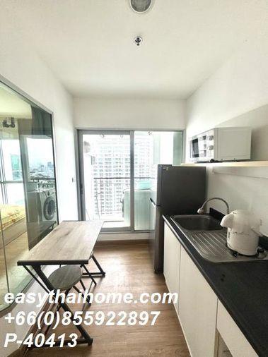 picture P-40413 — Sale with Tenant! Aspire Rama 4 28th Floor, Near BTS Ekkamai, Khlong Toei District. Price 2.1 MB. Tel 085-592-2897 Line: @easythaihome - 12/21