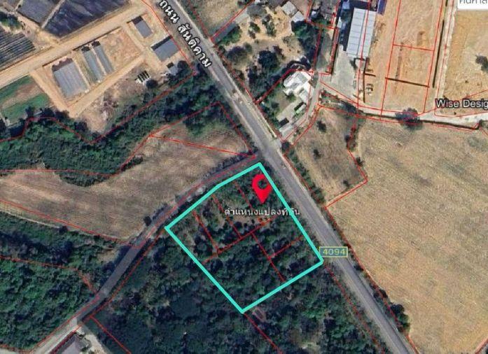 picture Beautiful plot of land for sale, next to Santikam Road, Bang Lamung, Chonburi - 9/10