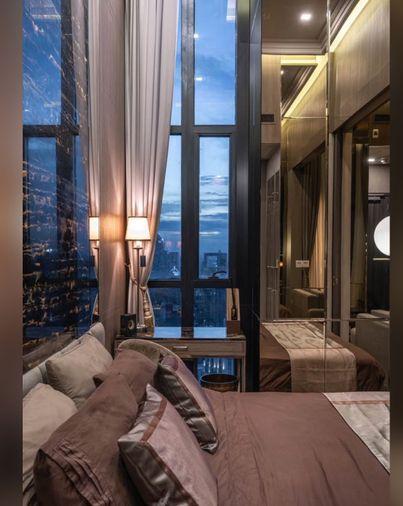 picture Ashton Asoke. High ceiling! 1bed 35sq.m. Line id: @pfagent - 8/9