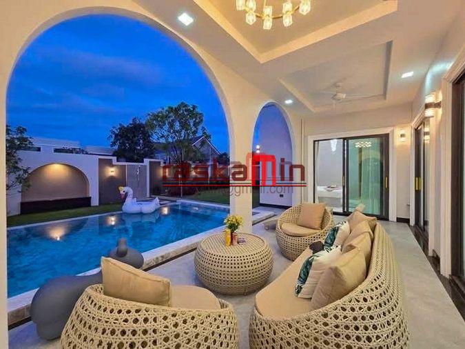 รูป 🏡 พูลวิลล่าหรูสไตล์โมเดิร์น สร้างใหม่ - รูปที่ 3/20