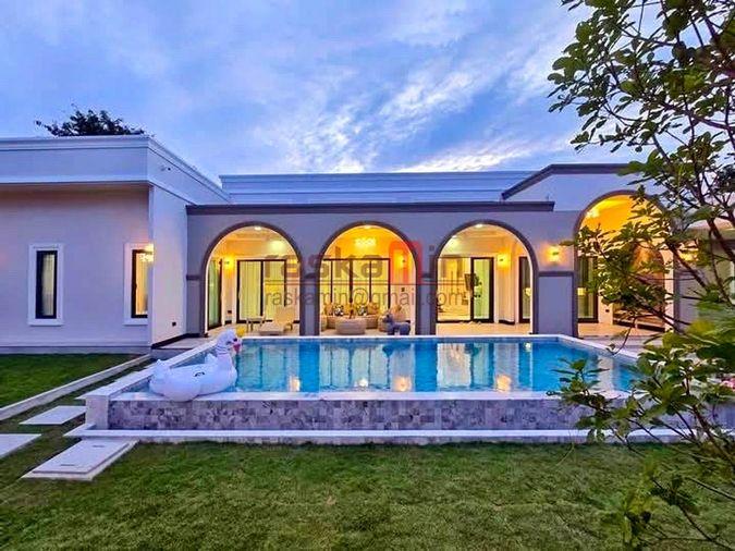 รูป 🏡 พูลวิลล่าหรูสไตล์โมเดิร์น สร้างใหม่ - รูปที่ 2/20