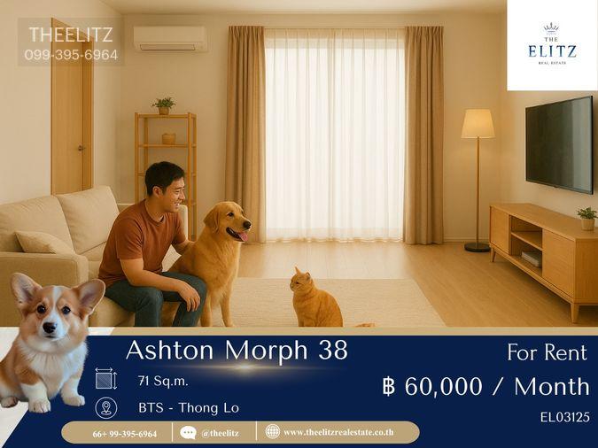 รูป ✨ ไม่ต้องห่วงเรื่องน้องๆ 🐶🐱 Ashton Morph 38 ห้องหรูที่ให้คุณอยู่พร้อมลูกๆได้อย่างสบายใจ 💖 - รูปที่ 1/7