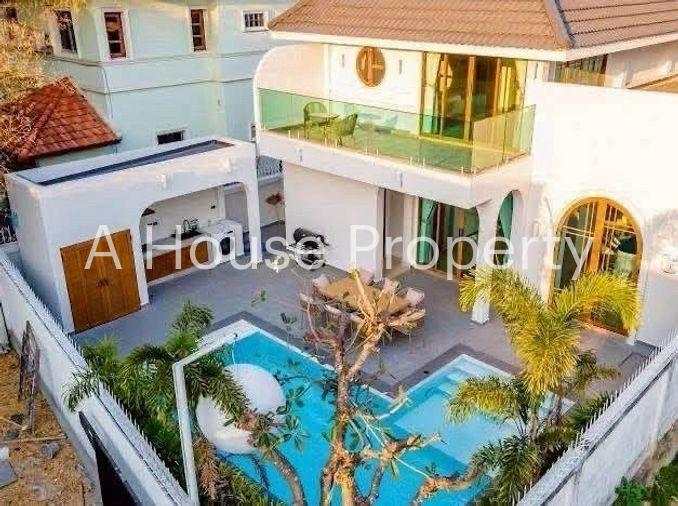 picture Pool villa for rent in Pattaya, ready to move in, premium location, near Jomtien Beach - 2/19